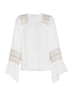 Ramy Brook Curtis Embroidered Tunic Top