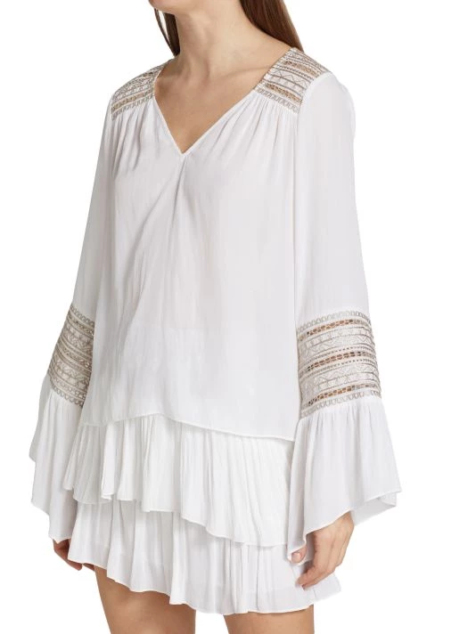 Ramy Brook Curtis Embroidered Tunic Top 6 Ramy Brook Curtis Embroidered Tunic Top - Image 4