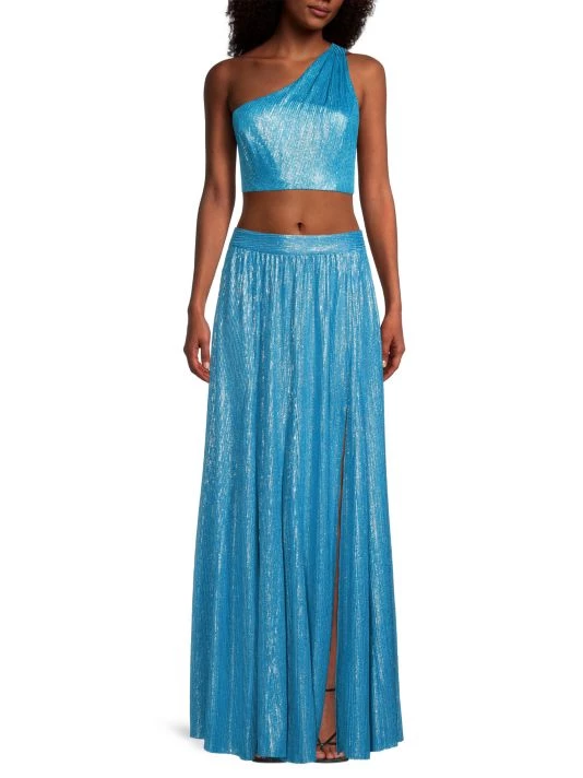 Ramy Brook Sandra Metallic Cropped Top 5 Ramy Brook Sandra Metallic Cropped Top - Image 3