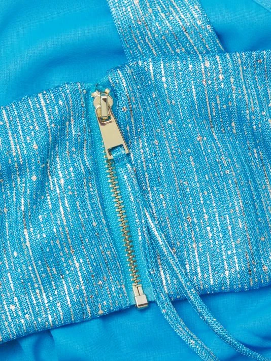 Ramy Brook Sandra Metallic Cropped Top 8 Ramy Brook Sandra Metallic Cropped Top - Image 6