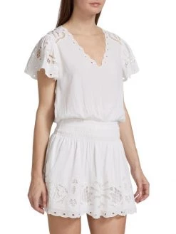 Ramy Brook Rochelle Embroidered Minidress -Hot Sale Ramy Brook Store unnamed file 1062