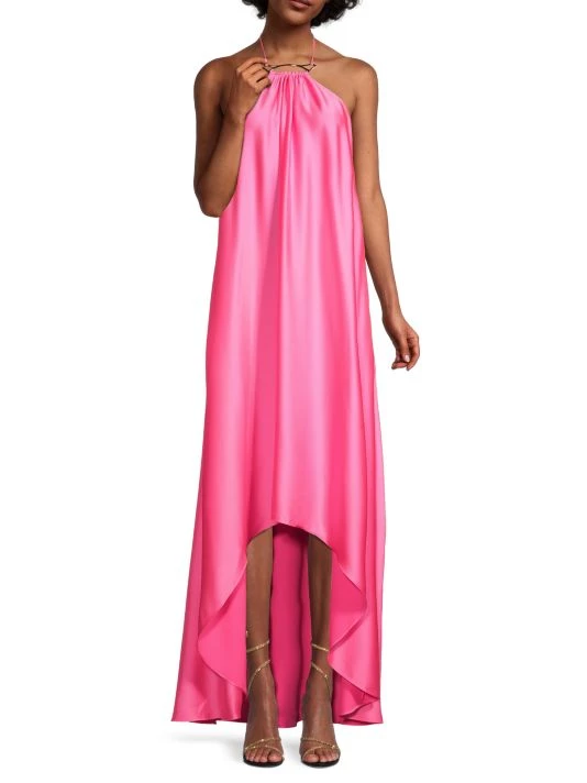 Ramy Brook Jupiter Halter High-Low Dress 4 Ramy Brook Jupiter Halter High-Low Dress - Image 2