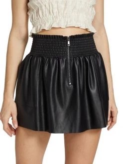 Ramy Brook Milani Faux Leather Miniskirt -Hot Sale Ramy Brook Store unnamed file 1094