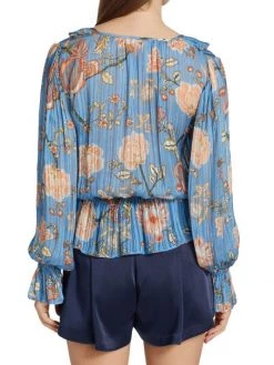 Ramy Brook Veronica Wrap-Front Blouse -Hot Sale Ramy Brook Store unnamed file 1117