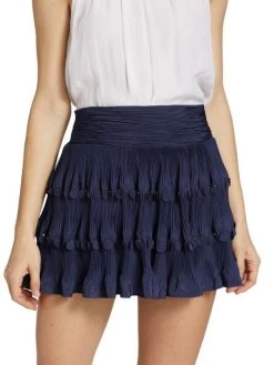 Ramy Brook Valentina Pleated Tiered Miniskirt -Hot Sale Ramy Brook Store unnamed file 1145