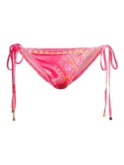 Ramy Brook Printed Low-Rise Bikini Bottom