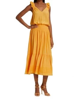 Ramy Brook Chloe Smocked Midi Dress 11 Ramy Brook Chloe Smocked Midi Dress -Hot Sale Ramy Brook Store unnamed file 119