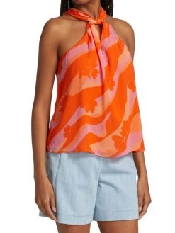 Ramy Brook Skylar Floral Twisted Halterneck Top -Hot Sale Ramy Brook Store unnamed file 1198