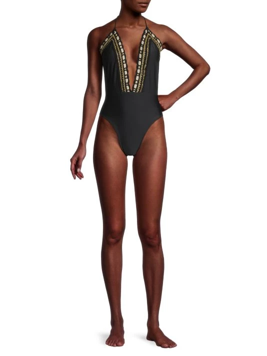 Ramy Brook Angela One-Piece Halter Swimsuit 4 Ramy Brook Angela One-Piece Halter Swimsuit - Image 2