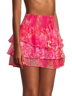 Ramy Brook Asha Chevron Flutter Mini Skirt -Hot Sale Ramy Brook Store unnamed file 1316