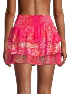 Ramy Brook Asha Chevron Flutter Mini Skirt -Hot Sale Ramy Brook Store unnamed file 1317