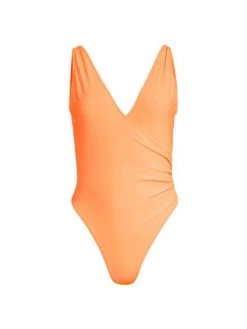 Ramy Brook Soren V-Neck One-Piece Swimsuit