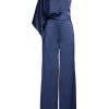 Ramy Brook Simone One-Shoulder Jumpsuit Spring Navy