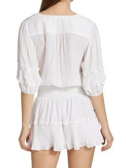 Ramy Brook Angelica Embellished Blouson Minidress -Hot Sale Ramy Brook Store unnamed file 1353