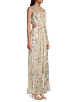 Ramy Brook Irene Fil Coupé Maxi Dress -Hot Sale Ramy Brook Store unnamed file 1372