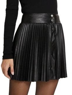 Ramy Brook Anya Vegan Leather Pleated Skirt 12 Ramy Brook Anya Vegan Leather Pleated Skirt -Hot Sale Ramy Brook Store unnamed file 14
