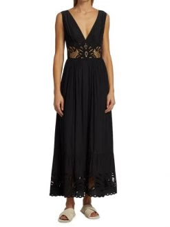 Ramy Brook Barb Crochet-Trim Maxi Dress -Hot Sale Ramy Brook Store unnamed file 1413