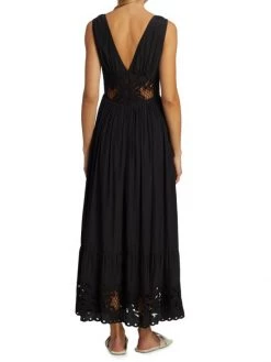 Ramy Brook Barb Crochet-Trim Maxi Dress -Hot Sale Ramy Brook Store unnamed file 1415