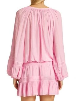 Ramy Brook Kurt Tie Neck Minidress -Hot Sale Ramy Brook Store unnamed file 147