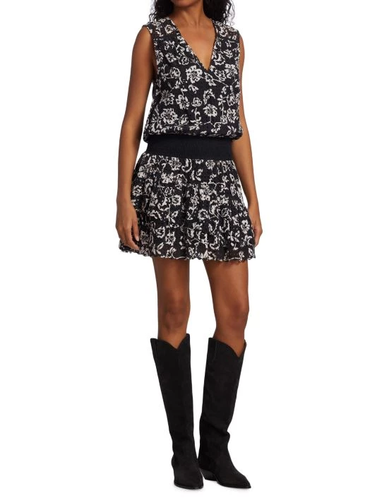 Ramy Brook Boone Printed Floral Mini Dress 4 Ramy Brook Boone Printed Floral Mini Dress - Image 2