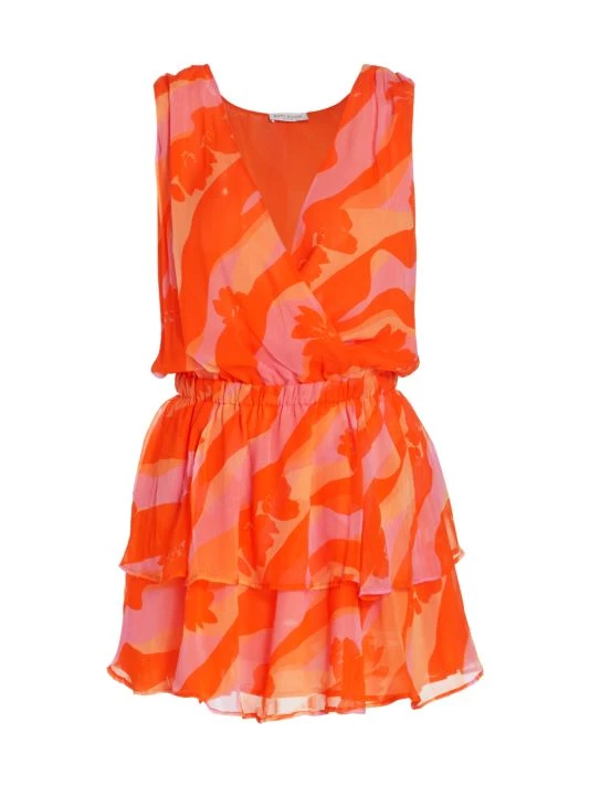 Ramy Brook Baldwin Elasticized Floral Minidress 3 Ramy Brook Baldwin Elasticized Floral Minidress