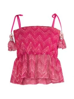 Ramy Brook Andros Chevron Tank Top