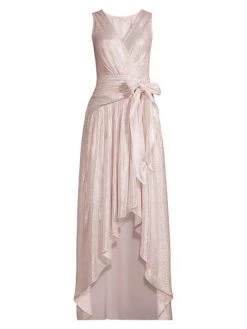 Ramy Brook Callie Metallic High-Low Dress