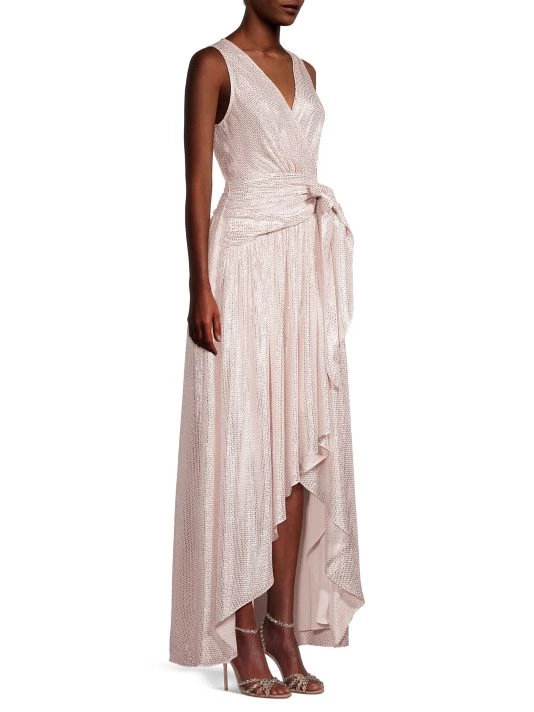 Ramy Brook Callie Metallic High-Low Dress 6 Ramy Brook Callie Metallic High-Low Dress - Image 4