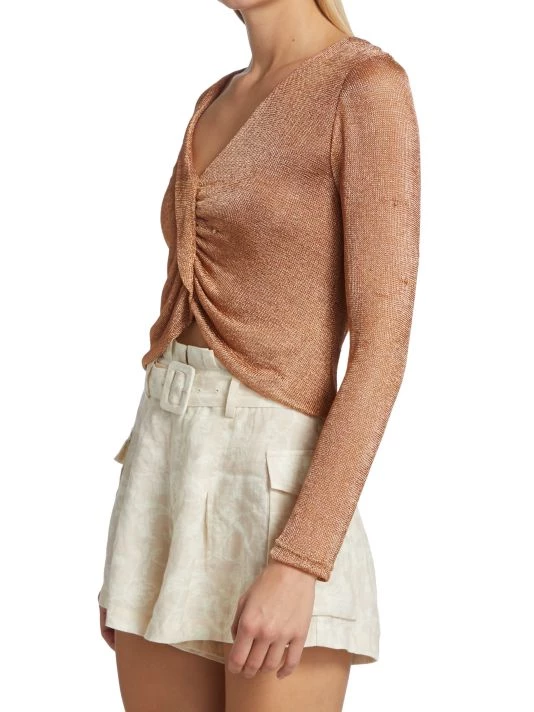 Ramy Brook Brinley Metallic Top 6 Ramy Brook Brinley Metallic Top - Image 4