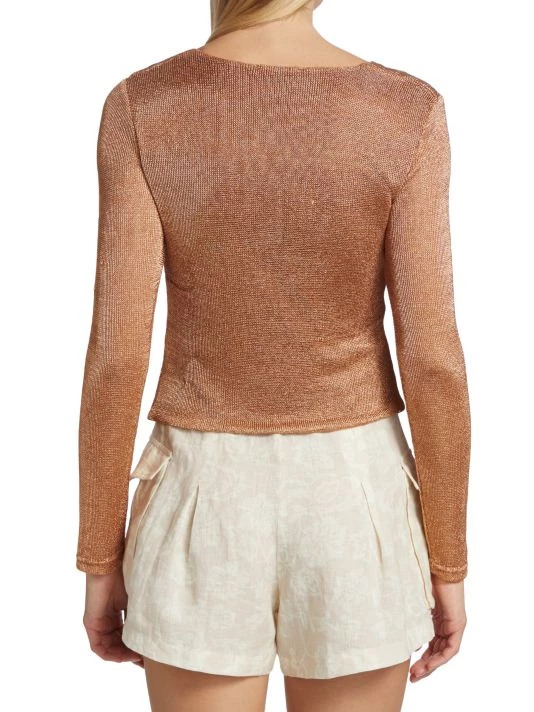 Ramy Brook Brinley Metallic Top 7 Ramy Brook Brinley Metallic Top - Image 5