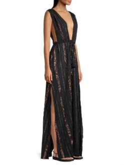 Ramy Brook Rowan Plunge-Neck Tassel Maxi Dress -Hot Sale Ramy Brook Store unnamed file 1577