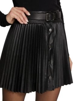 Ramy Brook Anya Vegan Leather Pleated Skirt 14 Ramy Brook Anya Vegan Leather Pleated Skirt -Hot Sale Ramy Brook Store unnamed file 16
