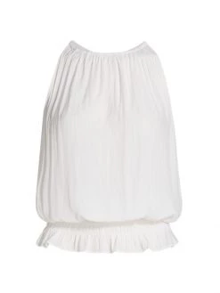 Ramy Brook Lauren Sleeveless Top Capri Green