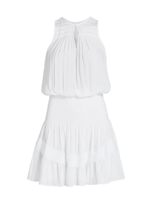 Ramy Brook Laura Smocked Tiered Minidress 3 Ramy Brook Laura Smocked Tiered Minidress