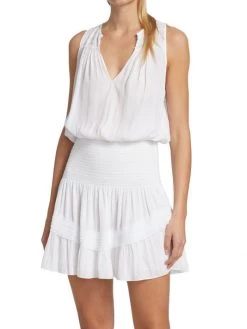 Ramy Brook Laura Smocked Tiered Minidress 11 Ramy Brook Laura Smocked Tiered Minidress -Hot Sale Ramy Brook Store unnamed file 183