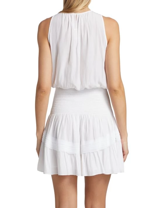Ramy Brook Laura Smocked Tiered Minidress 7 Ramy Brook Laura Smocked Tiered Minidress - Image 5