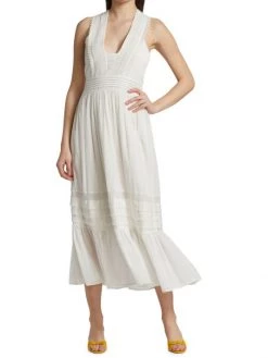 Ramy Brook Lulu Cotton Midi-Dress -Hot Sale Ramy Brook Store unnamed file 190
