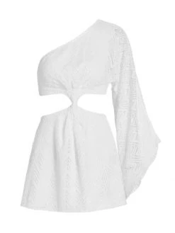 Ramy Brook Henrietta Cutout One-Shoulder Dress