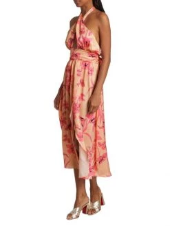 Ramy Brook Luna Floral Halter Midi-Dress -Hot Sale Ramy Brook Store unnamed file 211