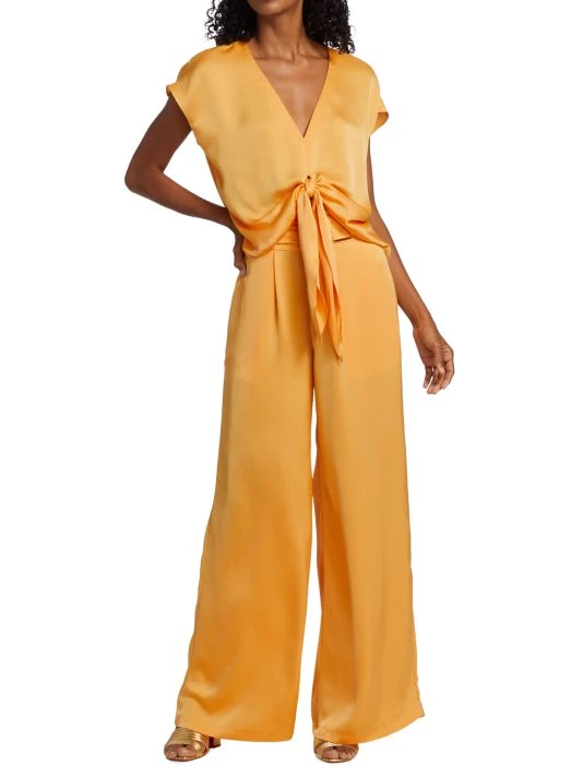 Ramy Brook Jordan Satin Wide-Leg Pants 4 Ramy Brook Jordan Satin Wide-Leg Pants - Image 2