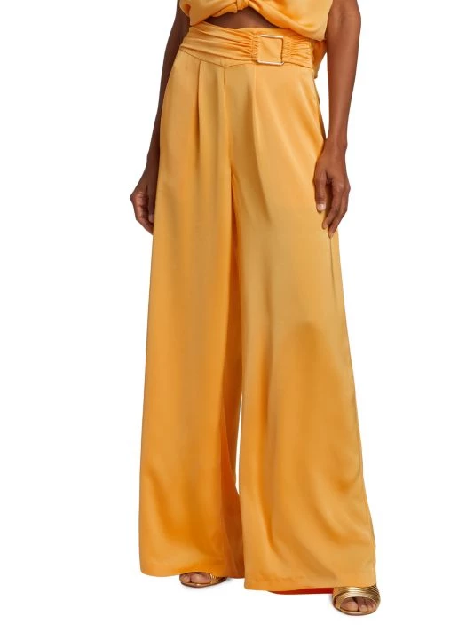 Ramy Brook Jordan Satin Wide-Leg Pants 5 Ramy Brook Jordan Satin Wide-Leg Pants - Image 3