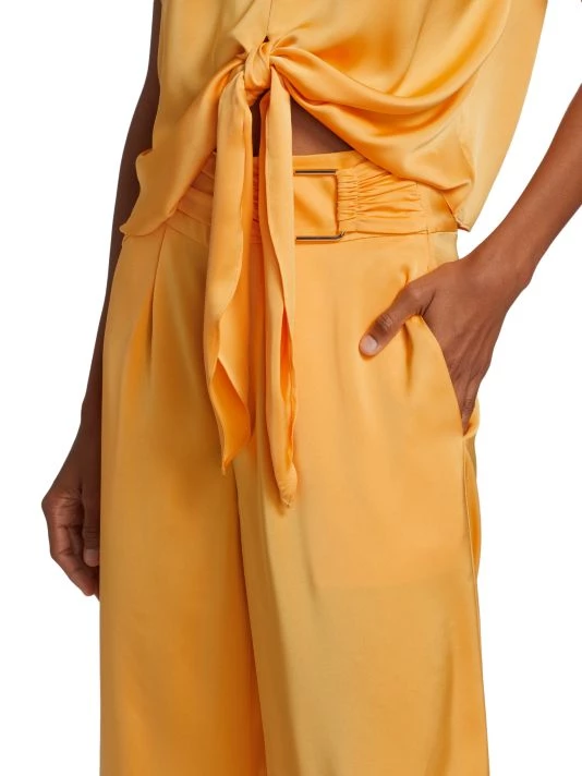 Ramy Brook Jordan Satin Wide-Leg Pants 8 Ramy Brook Jordan Satin Wide-Leg Pants - Image 6