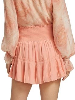 Ramy Brook Ludo Smocked Miniskirt -Hot Sale Ramy Brook Store unnamed file 232