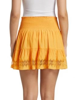 Ramy Brook Hartford Embellished Smocked Miniskirt -Hot Sale Ramy Brook Store unnamed file 239