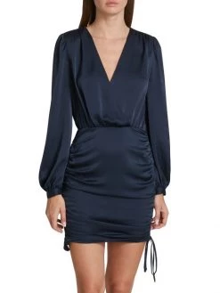 Ramy Brook Foxy V-Neck Ruched Minidress -Hot Sale Ramy Brook Store unnamed file 278