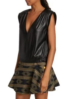 Ramy Brook Annabelle Vegan Leather Top 12 Ramy Brook Annabelle Vegan Leather Top -Hot Sale Ramy Brook Store unnamed file 28