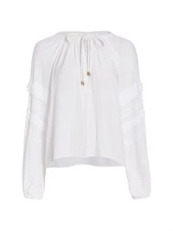 Ramy Brook Reggie Long-Sleeve Blouse