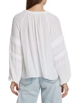 Ramy Brook Reggie Long-Sleeve Blouse -Hot Sale Ramy Brook Store unnamed file 287