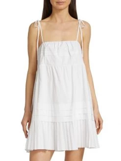 Ramy Brook Everly Tie-Shoulder Babydoll Dress -Hot Sale Ramy Brook Store unnamed file 304