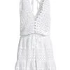 Ramy Brook Miranda Plunge-Neck Embroidered Dress